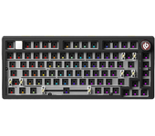 LEOBOG Hi75 Kit de teclado mecánico con cable de aluminio para bricolaje, kit de cambio rápido RGB, cuerpo de aleación d