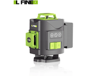 Nivel láser verde de 16 líneas LFINE 4D clase II de 515nm autonivelante ±1mm a 7m Rango de 30M Baterías de 1200mAh Trípo