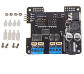 Placa de expansión de robot Raspberry Pi con motor paso a paso Hat 4-Way Motor WiFi control remoto compatible con Raspbe