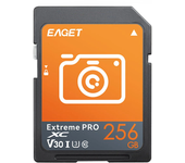 Tarjeta de memoria EAGET S1 SD 256GB 128GB 64GB 32GB 4K C10 V30 Tarjeta Flash de alta velocidad Tarjetas SD para cámara
