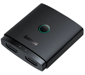 Baseus 4K@60Hz HD Conmutador Adaptador HDMI-Compatible 2 en 1 Divisor HDMI-Compatible para Xiaomi Mi TV Box PS5 PS Four