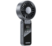 Mini ventilador USB con pantalla digital,ventilador de enfriamiento portátil y plegable de 100 velocidades,ventilador de