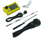 Radio SDR HackRF One+PortaPack H2+TXCO de 0,5 ppm con pantalla táctil LCD de 3,2 pulgadas, firmware y carcasa de plástic
