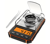 Báscula digital mini portátil profesional de 0.001g Alta precisión Rango de 50g Pantalla LCD Para joyería Cocina Laborat