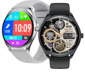 Bakeey MT55 Pantalla AMOLED de 1,43 pulgadas Llamada bluetooth Monitor de ritmo cardíaco y oxígeno en sangre Salud de la
