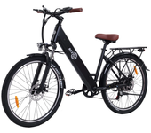 [Directiva de la UE] BEZIOR M3 48V 1 0.4AH Bicicleta eléctrica de 500W 26*2.1 Pulgadas Rango de kilometraje de 60km Carg