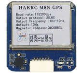 Módulo GPS HAKRC M8N con brújula y cable para drone de carreras FPV RC