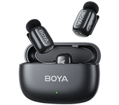 Micrófono Lavalier Inalámbrico Mini BOYA Micrófono AI Inteligente de Cancelación de Ruido para iPhone Android Teléfono T