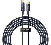 Cable Baseus Explorer Series PD100W Tipo C a Tipo C de carga rápida y transmisión de datos con núcleo de cobre, largo de