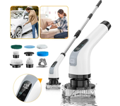 Cepillo de limpieza eléctrico sin cable Lavadora de ducha portátil Limpiador rotativo Limpiador multifuncional Impermeab