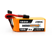 Batería LiPo CNHL MiniStar 22.2V 1800mAh 120C 6S con enchufe XT60 para Drone RC y carreras FPV