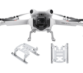 BRDRC Patas de tren de aterrizaje plegables de altura extendida de 25 mm Protector de soporte para DJI Mini 4 PRO RC Dro
