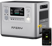 [EU Direct] Aferiy P210 2400W Estación de Energía Portátil LiFePO4 Con Panel Solar de 200W/400W,Generador Solar de 2048W