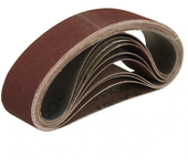 10Pcs 330x30mm Cintas de Lijado de Banda de Papel de Lija para Amoladora Angular con 120, 320, 600, 800, 1000 Granos