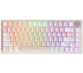 AK82 Teclado mecánico para juegos de 82 teclas Estructura de juntas de tres modos Inalambrico bluetooth Intercambiable e