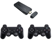Consola de videojuegos M8 4K HD con más de 10000 juegos Mini Games Stick para SFC PS1 FC GBA Emulator con 2 mandos inalá