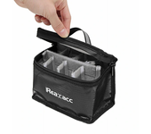 Bolsa de seguridad ignífuga e impermeable para baterías Lipo Realacc (155x115x90mm) con asa luminosa