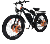 [EU DIRECT] GUNAI GN88 Bicicleta Eléctrica 48V 22Ah Batería 1000W*2 Motores Duales Neumáticos Grasos 26*4.0 pulgadas Alc