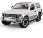 LDRC 1297 Pajero DIY KIT 1/14 4WD Coche RC con luces LED Camión todoterreno de escalada de rocas Proporcional completo M