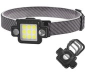 Linterna frontal magnética de luz fuerte LED+XPE recargable por Type-C para camping,pesca,emergencia