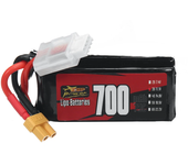 Batería LiPo ZOP Power 3S 11.1V 700mAh 75C 7.77Wh con conector XT30 para helicóptero RC, avión y dron de carreras FPV