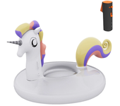 [UE Directa] Tumbona hinchable de isla de fiesta para piscina de adultos LEFEET (con control remoto)