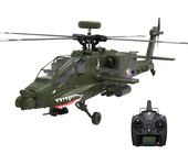 Eachine E250 AH-64 Apache 2.4G 6CH 3D 6-eje Giroscopio Doble Motor Sin Escobillas RC Helicóptero a Escala 1:32 Compatibl