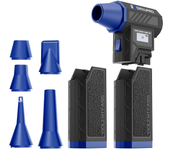 Drillpro Motor sin escobillas de alta velocidad de 138,000 RPM Ventilador turbo portátil Soplador de aire Batería de 800