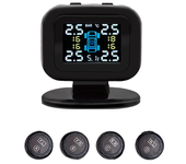 Sistema de monitorización de presión de neumáticos de automóviles USB Detector de monitor de presión de neumáticos con 4