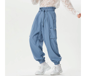Pantalones para hombres INCERUN con diseño de lazo, color sólido, pantalones casuales elásticos, cómodos para el día a d