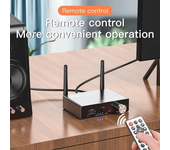 Convertidor analógico digital de audio inalámbrico estéreo con adaptador inalámbrico óptico de fibra coaxial bluetooth 5