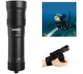 [EU Direct] SMACO F2 IPX8 Monolation Linterna de buceo resistente a la luz fuerte bajo el agua 50m Operación profesional