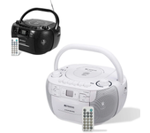 Radio Retekess TR621 AM/FM reproductor de cintas CD con soporte USB/TF y control remoto para uso en casa y al aire libre