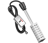 Calentador de agua de inmersión de 220V 3000W para bañera de hidromasaje con pantalla de acero inoxidable y cabeza colga