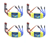 4PCS Controlador de velocidad sin escobillas ESC 30A T-Plug para motor sin escobillas 2212 KT SU27 avión RC Drone de car