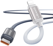 USAMS SJ757 PD30 W Cable Tipo C a iP Carga Rápida Transmisión de Datos Núcleo de Cobre Estañado 1.2M Largo para iPhone 1