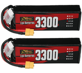 ZOP Power 4S 14.8V 3300mAh 120C 48.84Wh Batería de polímero de litio con enchufe XT60 para coche RC FPV Drone de carrera
