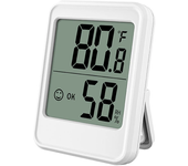 Medidor digital de temperatura y humedad interior MC40 con soporte magnético,monitor de temperatura portátil para casa y