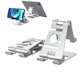 Soporte para tableta/teléfono Blitzmax BM-TS4 3 en 1, portátil y plegable para aprendizaje en línea, transmisión en vivo