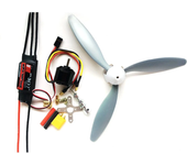 Combo de potencia Hobbywing Skywalker 30A ESC + motor 1400KV 2212 + hélice de 3 palas 8060 para aviones RC de bricolaje