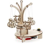 Kit de ensamblaje de modelo de silla voladora rotativa de madera Juguete educativo de experimento científico para niños