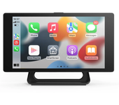 Android Smart 7 pulgadas Inalámbrico Carplay Consola Central para Automóvil con Cámara Dash Cam de Reproducción HD 1080P