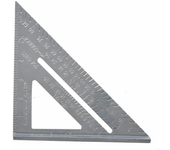 Regla de ángulo de aluminio de 7 pulgadas y 90 grados, aleación de aluminio, regla de carpintería para cuadrado de mader