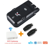 WAFU 026 Cerradura de seguridad invisible para el hogar con control remoto Graffiti Cerradura electrónica inteligente si