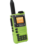 Walkie Talkie Quansheng UV-K6 5W Verde Banda Aérea FM 50-600MHz VHF/UHF Frecuencia Inalámbrica de Dos Vías
