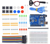 Para UNOs R3 13-en-1 Mini Kit Electrónico DIY de Inicio Placa de Circuito Electrónica Programable Ingeniería Educación C