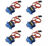 6PCS SG90 Mini Engranaje Analógico Micro Servo 9g Para Avión RC Helicóptero