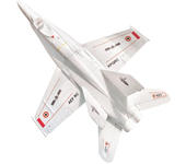 KPQRC F18 Super Hornet 70mm EDF Jet 780 mm Envergadura Avión de RC EPO Luchador KIT