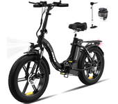 [EU Directo] Bicicleta Eléctrica EVERCROSS EK6 Batería 48V 15Ah Motor 250W Neumáticos de 20 pulgadas 45-90KM Máxima Auto