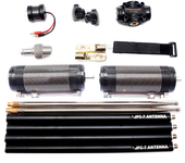 Antena portátil JPC-7 HF Multi-Band QRP para exteriores de aluminio ajustable y ligera para radioaficionados de 40m 20m